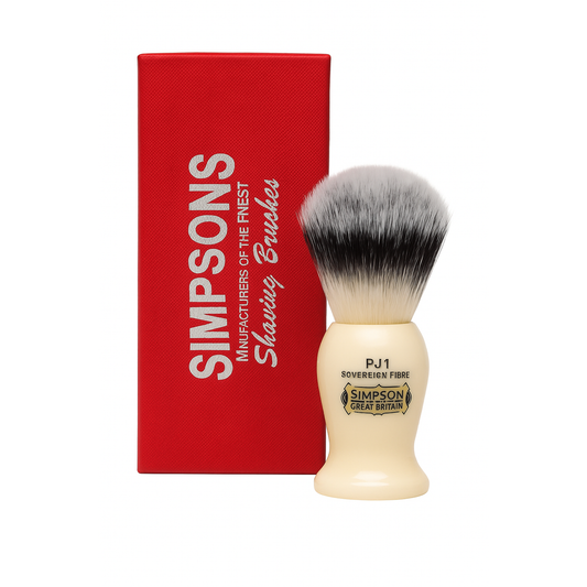 Simpson Persian Jar 1 Sovereign Grade Synthetic Fibre Shaving Brush Shaving Brush Pasteur Pharmacy