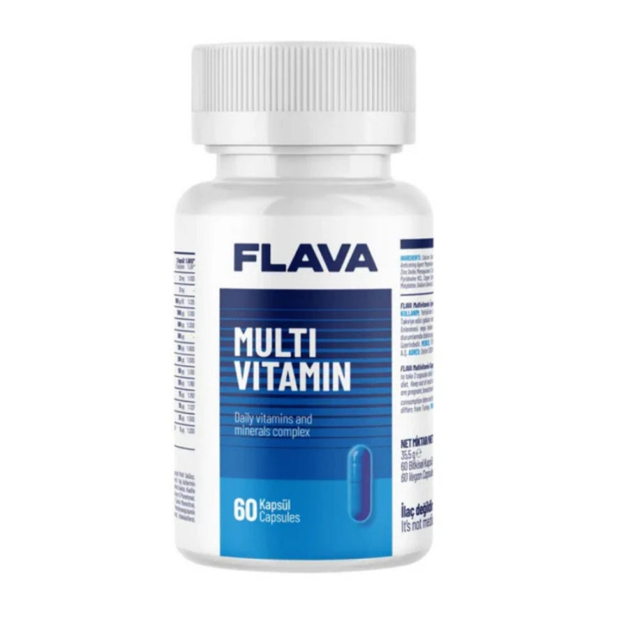 Flava Multivitamínico Apoyo al Bienestar Diario 60 Cápsulas