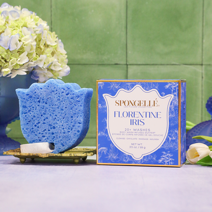 Lirio de Florencia | Esponja exfoliante corporal Les Fleurs