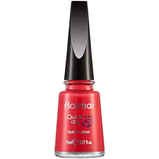 Flormar Quick Dry Nail Polish in QD03 Bright Coral