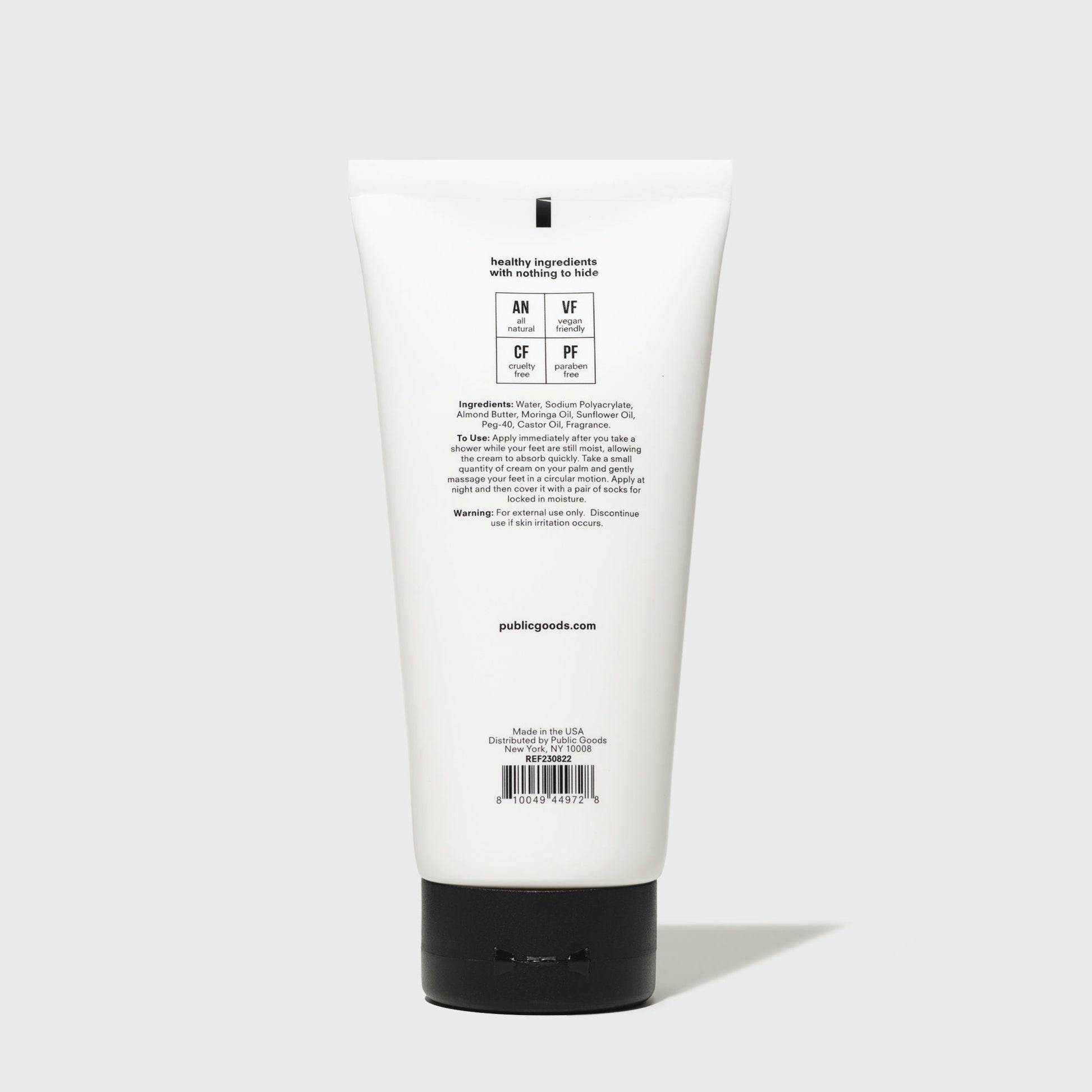 Foot Cream Public Goods