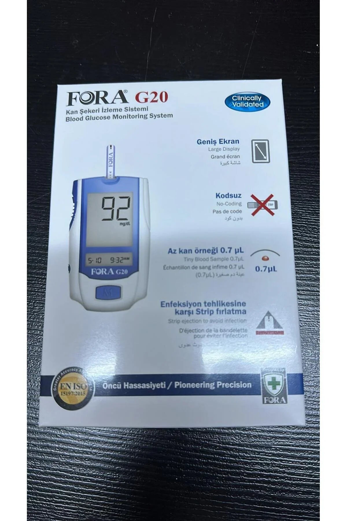 Fora G20 Blood Glucose Monitoring System for Daily Testing