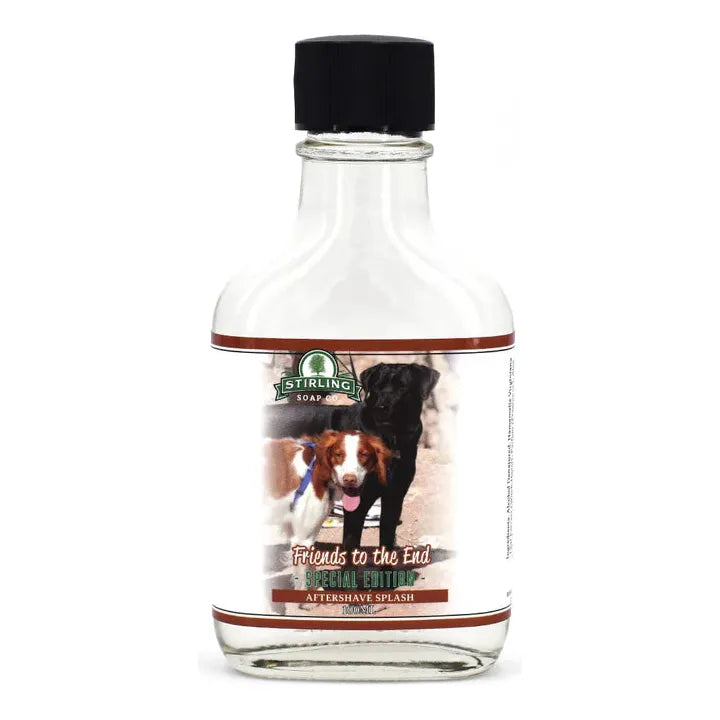 Stirling Soap Co. Friends To The End Shaving Collection Shaving Set Pasteur Pharmacy Aftershave Splash 3.4oz