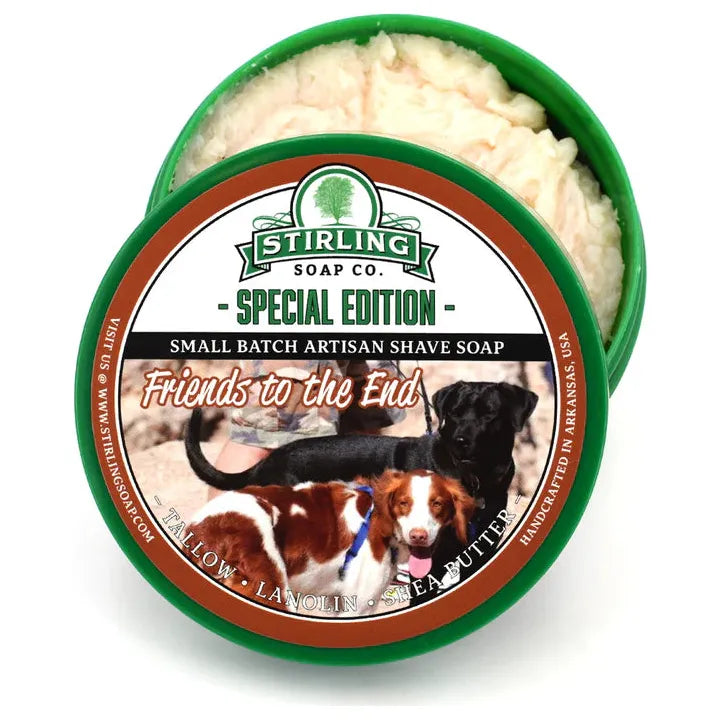 Stirling Soap Co. Friends To The End Shaving Collection Shaving Set Pasteur Pharmacy Shaving Soap 5.8 oz