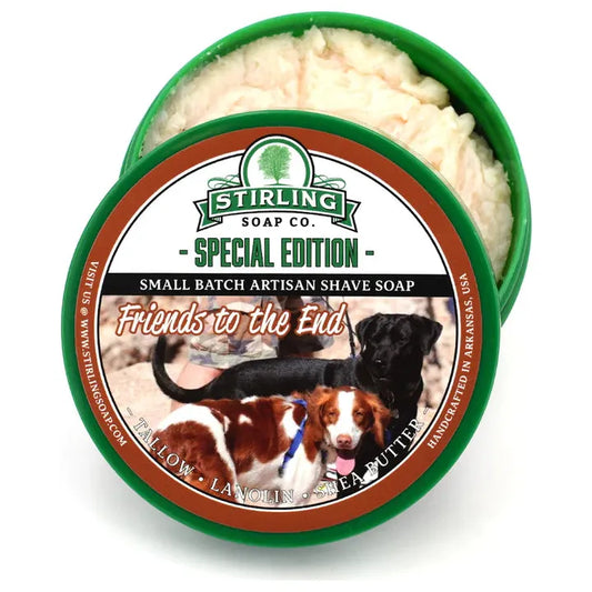 Stirling Soap Co. Friends To The End Shaving Collection Shaving Set Pasteur Pharmacy Shaving Soap 5.8 oz