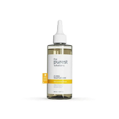 The Purest Solutions Tónico Control de Grasa con 2% de Ácido Salicílico BHA - Cuidado de la piel natural para piel grasa