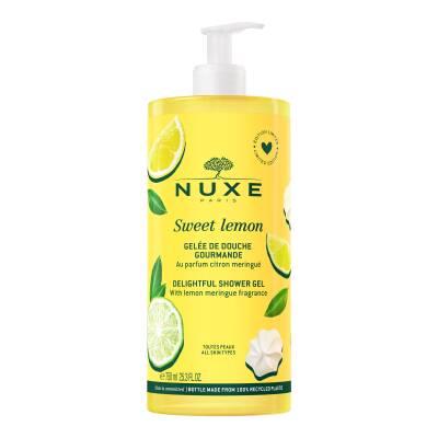 Gel Douche Délicieux Nuxe Sweet Lemon : Frais et parfumé - Grand format 750ml pour une utilisation longue durée