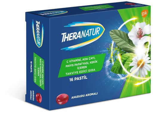 Theranatur Ahududu Flavored Lozenges - 16 Count | Natural Aromatherapy Throat Soothers