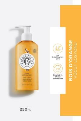 Loción corporal natural Roger Bois D'Orange con extracto de naranja y manteca de karité - Hidratante, nutritiva, 8.45 fl oz
