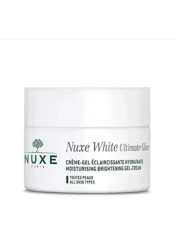 Nuxe White Ultimate Glow Moisturising Brightening Gel Cream 50ml - Vitamin C Skincare for Brighter, Hydrated Skin