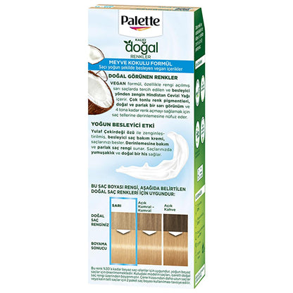 Coloration Palette Blond Naturel Clair 10-0 - Permanente, formule enrichie en ingrédients naturels
