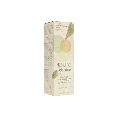 Lotion tonique à l'acide glycolique Pure Choice pour l'hyperpigmentation et l'anti-âge - Lotion tonifiante aux extraits botaniques