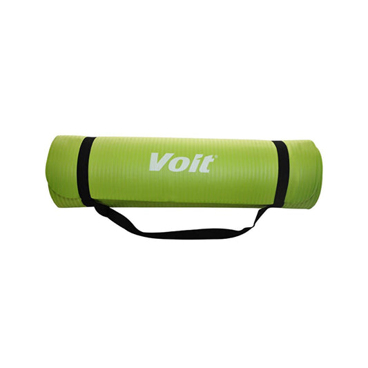Tapis de yoga Voit Green NBR 1 cm - Accessoire de fitness antidérapant et écologique pour la pratique du yoga