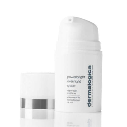 Crema de noche Dermalogica PowerBright: corrección de manchas oscuras, cuidado de la piel antienvejecimiento, crema facial nocturna con niacinamida y vitamina C para el tratamiento de la hiperpigmentación