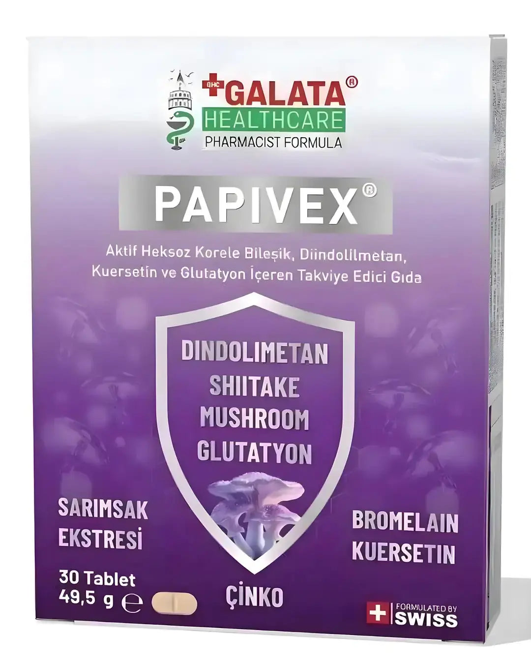 Galata Healthcare Papivex Active Hexose Compound Support 30 Tablets