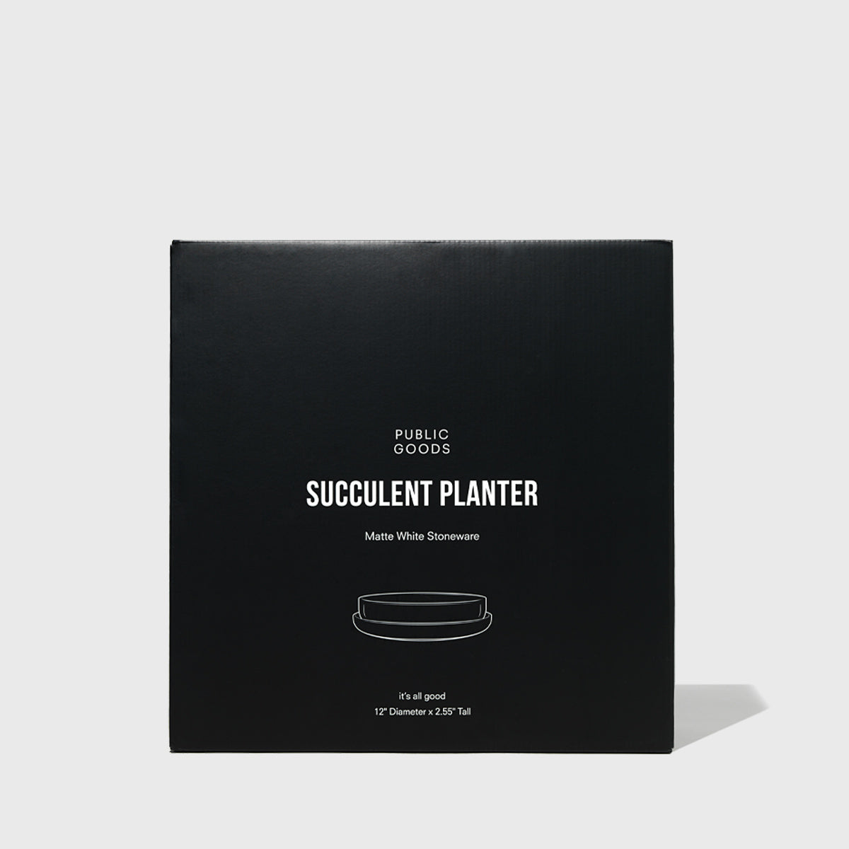 Stoneware Succulent Planter Public Goods