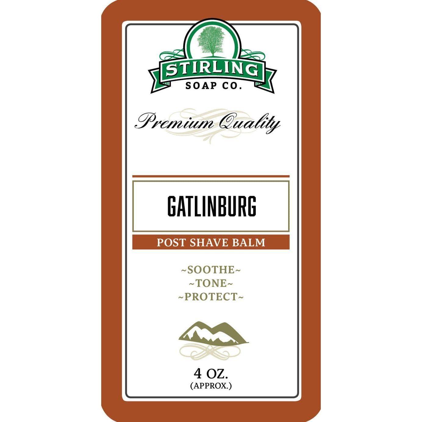 Stirling Soap Co. Gatlinburg Shaving Collection Shaving Set Pasteur Pharmacy Post Shave Balm 4oz