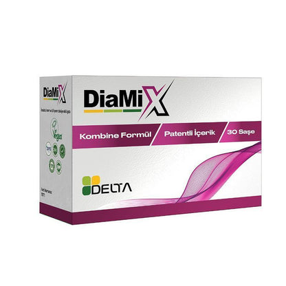 Delta Diamix: Prácticos sobres de suplemento dietético en polvo - Mejore su nutrición diariamente.
