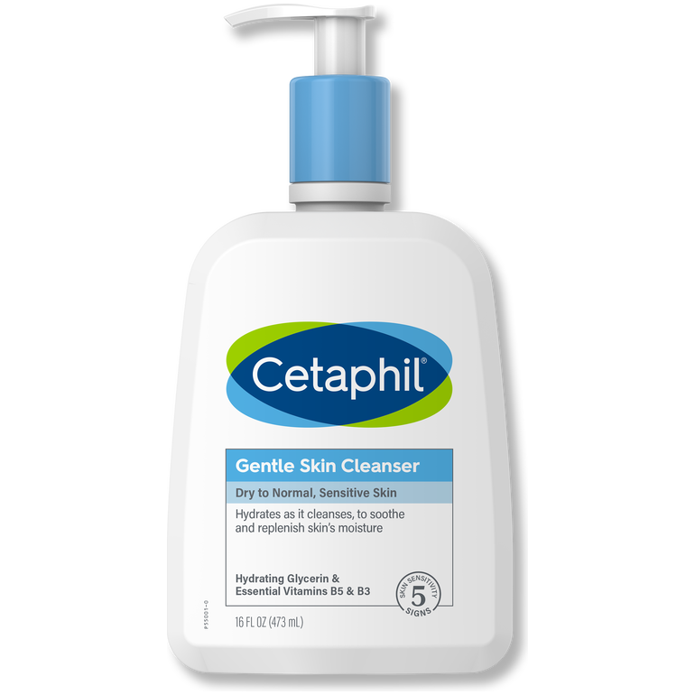 Cetaphil Gentle Skin Cleanser, Hydrating Normal to Dry Sensitive Skin - 16.0 Fl Oz Facial Cleansers Pasteur Pharmacy