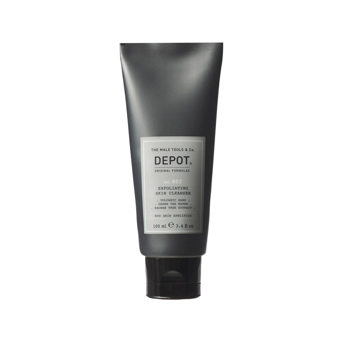 Nettoyant exfoliant pour le visage pour homme Depot N° 802 100 ml