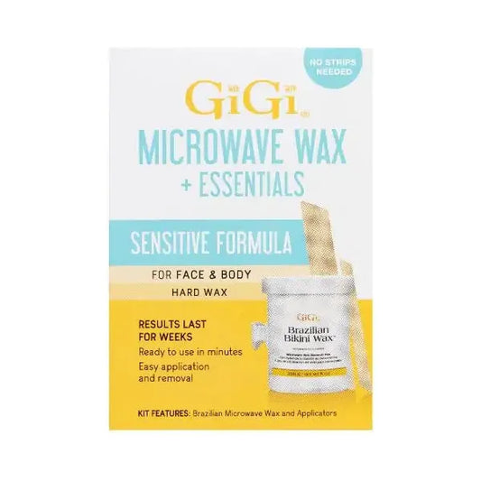 GiGi Brazilian Sensitive Microwave Wax Kit - 8 Oz Wax Kit Pasteur Pharmacy