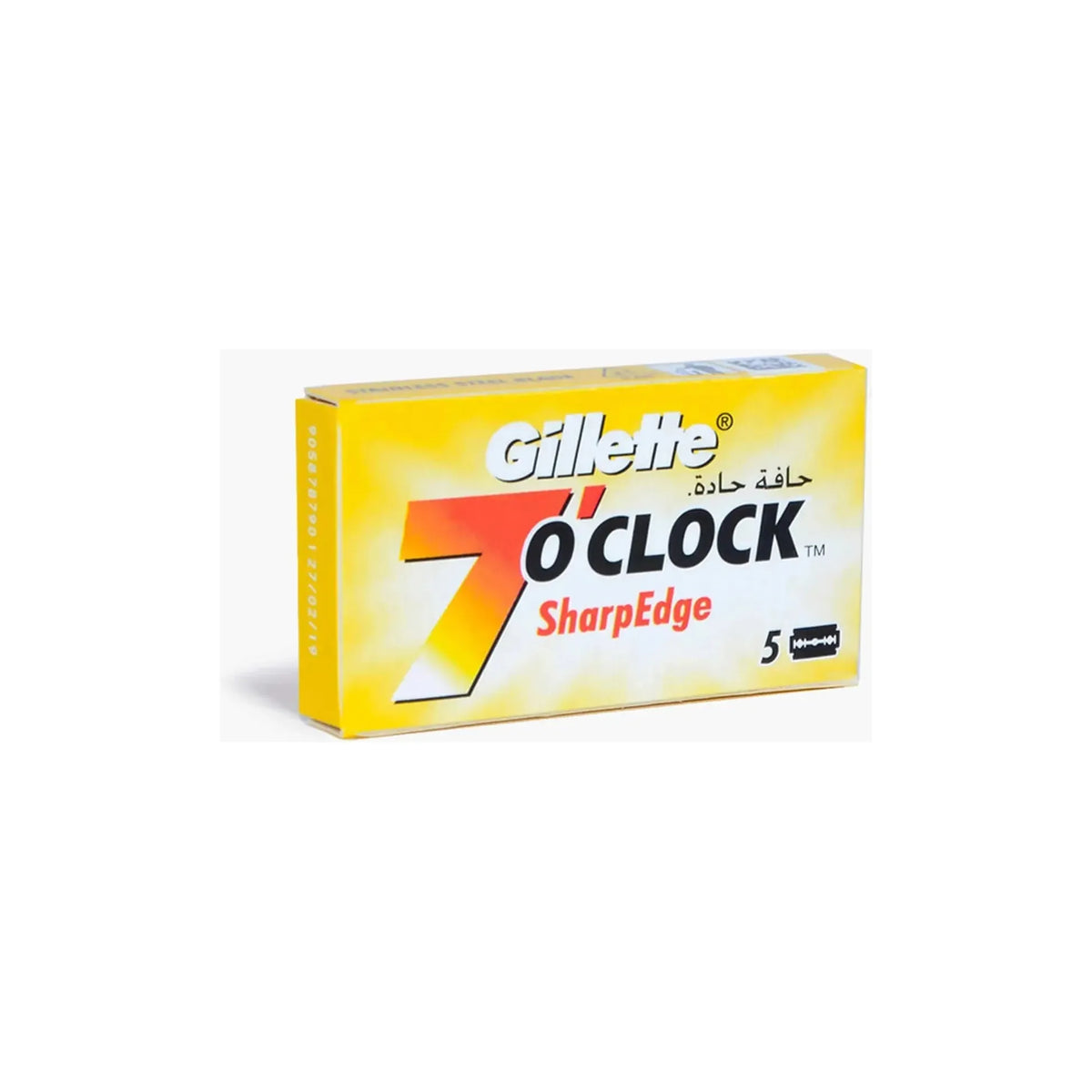 Collide Razor Sharp Gillette 7 O`Clock Sharp Edge Razor Blades - 20x5 Pack – Fragrant Nest
