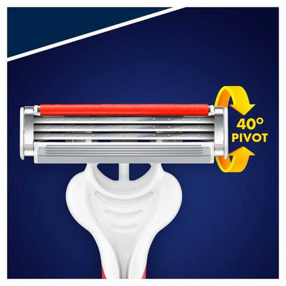 Máquinas de afeitar desechables Gillette Blue 3 Pride para un afeitado suave, 6 unidades