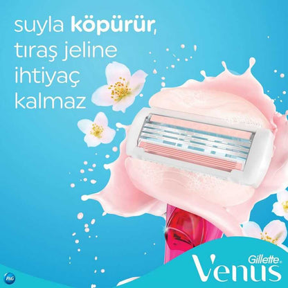 Máquina de afeitar Gillette Venus Comfortglide Spa Breeze y 4 repuestos