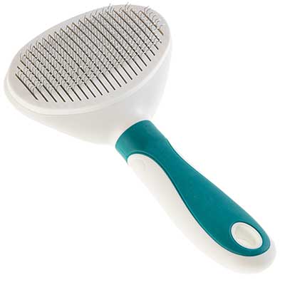 Gimdog Oval Self-Cleaning Dog Brush for Grooming 11x19.5cm