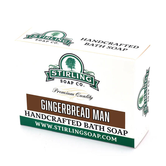 Stirling Soap Co. Gingerbread Man Bath Soap 5.5 Oz Bath Soap Pasteur Pharmacy
