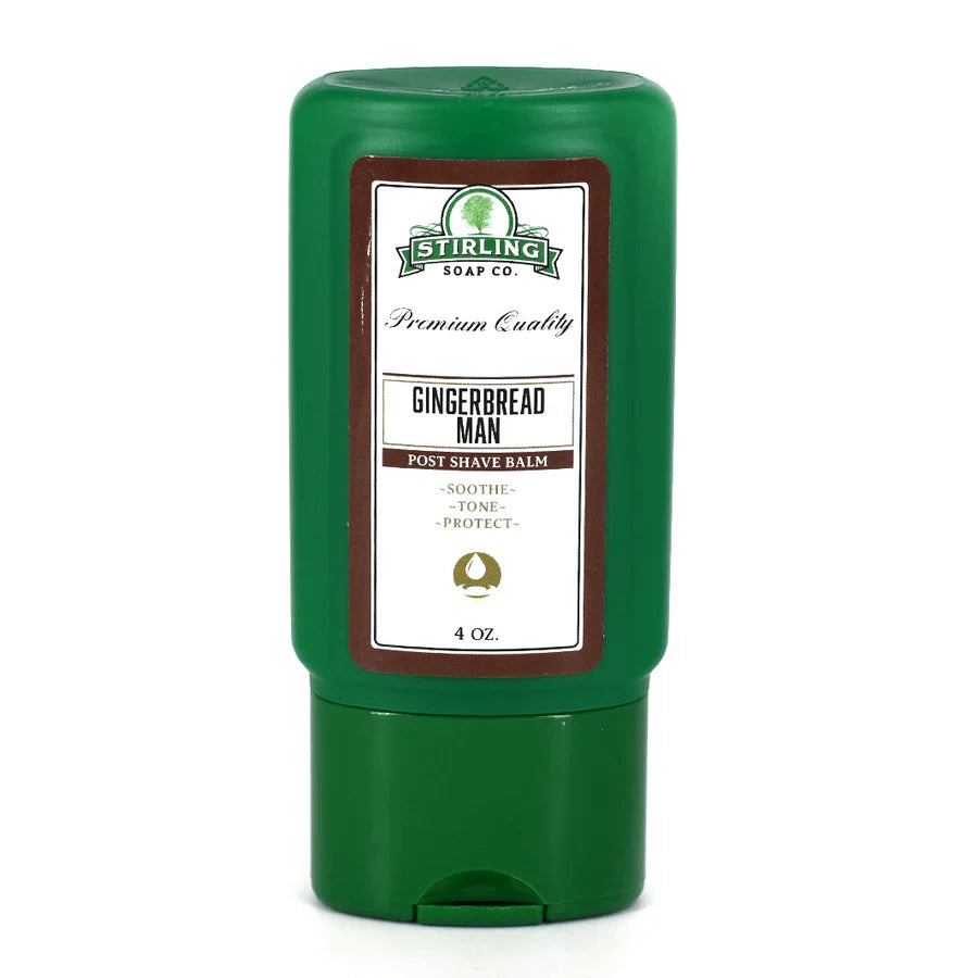 Stirling Soap Co. Gingerbread Man Post Shave Balm 4 Oz Pasteur Pharmacy