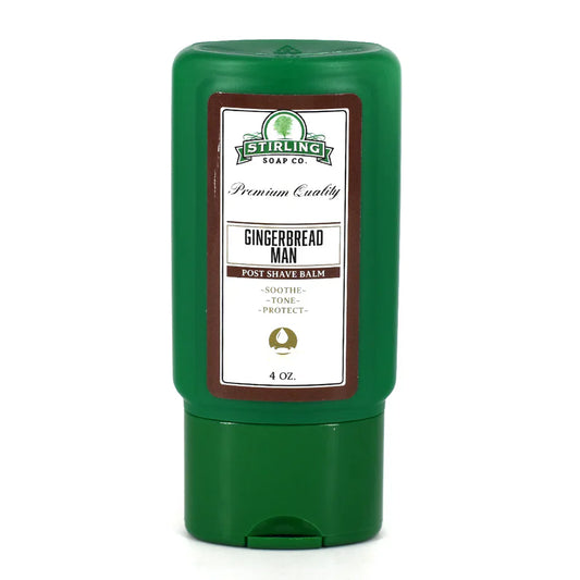 Stirling Soap Co. Gingerbread Man Shaving Collection Shaving Kit Pasteur Pharmacy Post Shave Balm 4 Oz