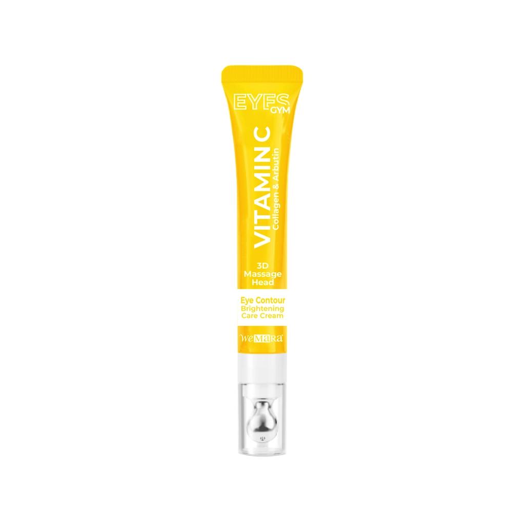 Crème contour des yeux éclaircissante à la vitamine C WeMara pour les cernes 18 ml