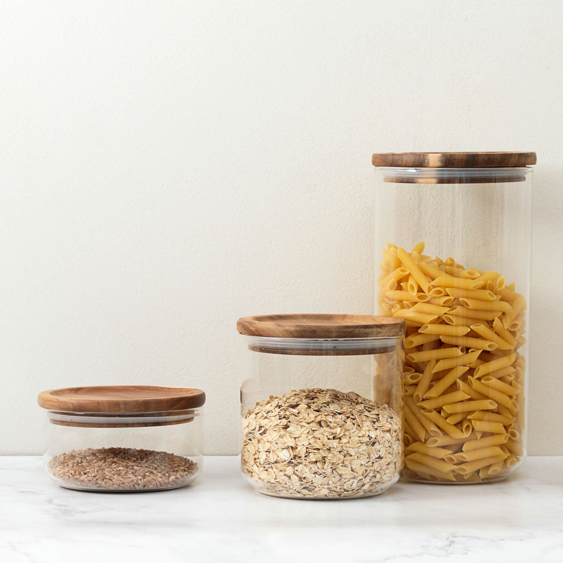 Glass Canisters (Set of 3) Public Goods