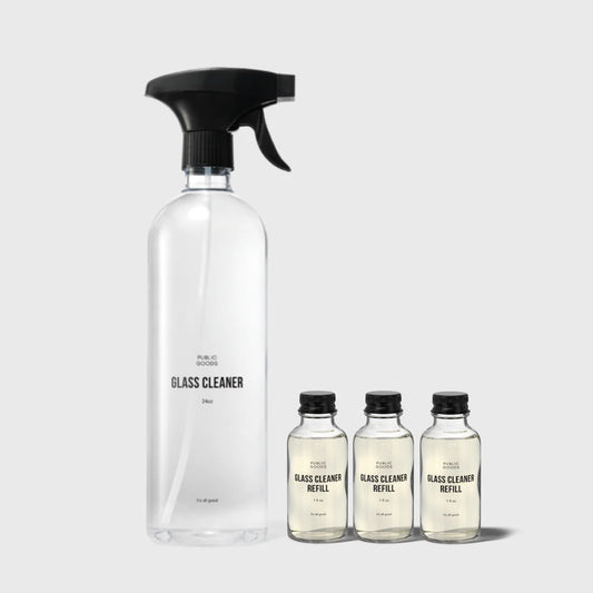 Glass Cleaner & Refills Set Product Set Public Goods