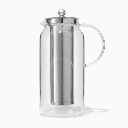 Jarra de infusión de vidrio