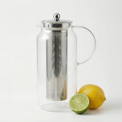 Jarra de infusión de vidrio