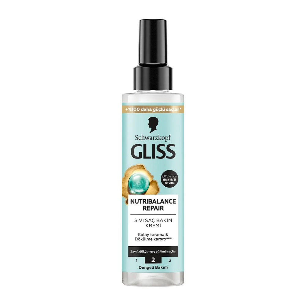 Spray démêlant réparateur Gliss Nutri-Équilibre 200 ml