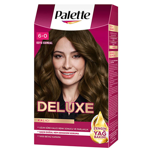 Palette Deluxe Dark Ash Blonde Hair Dye: Long Lasting Color & Shine, Deep Conditioning Micro Oils