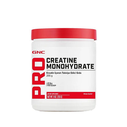 Poudre de créatine monohydrate micronisée GNC Pro 255 g