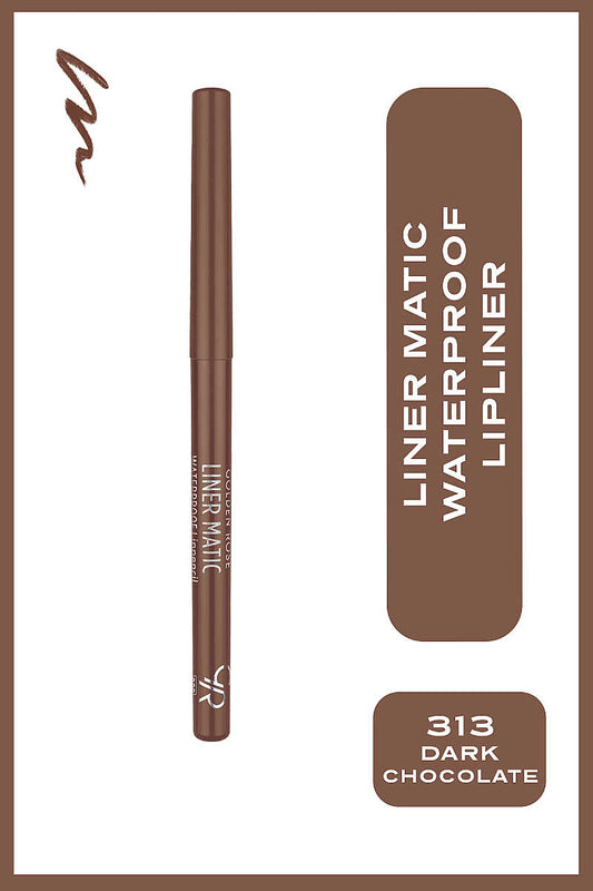 Golden Rose Liner Matic Waterproof Lip Liner 313 Dark Chocolate