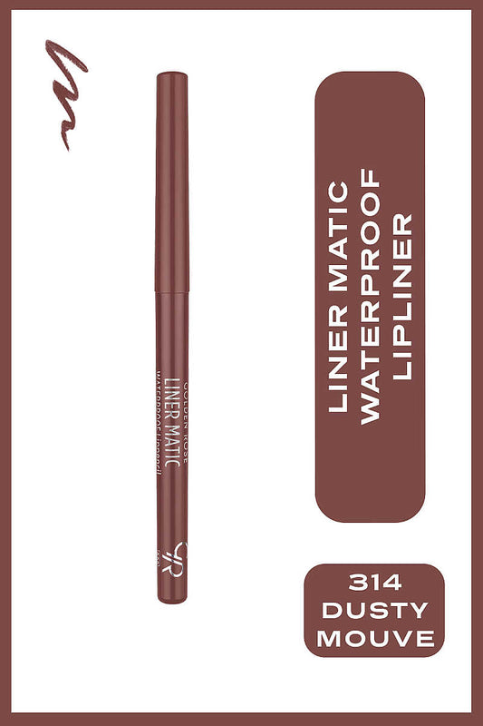 Golden Rose Liner Matic Waterproof Lip Liner 314 Dusty Mauve