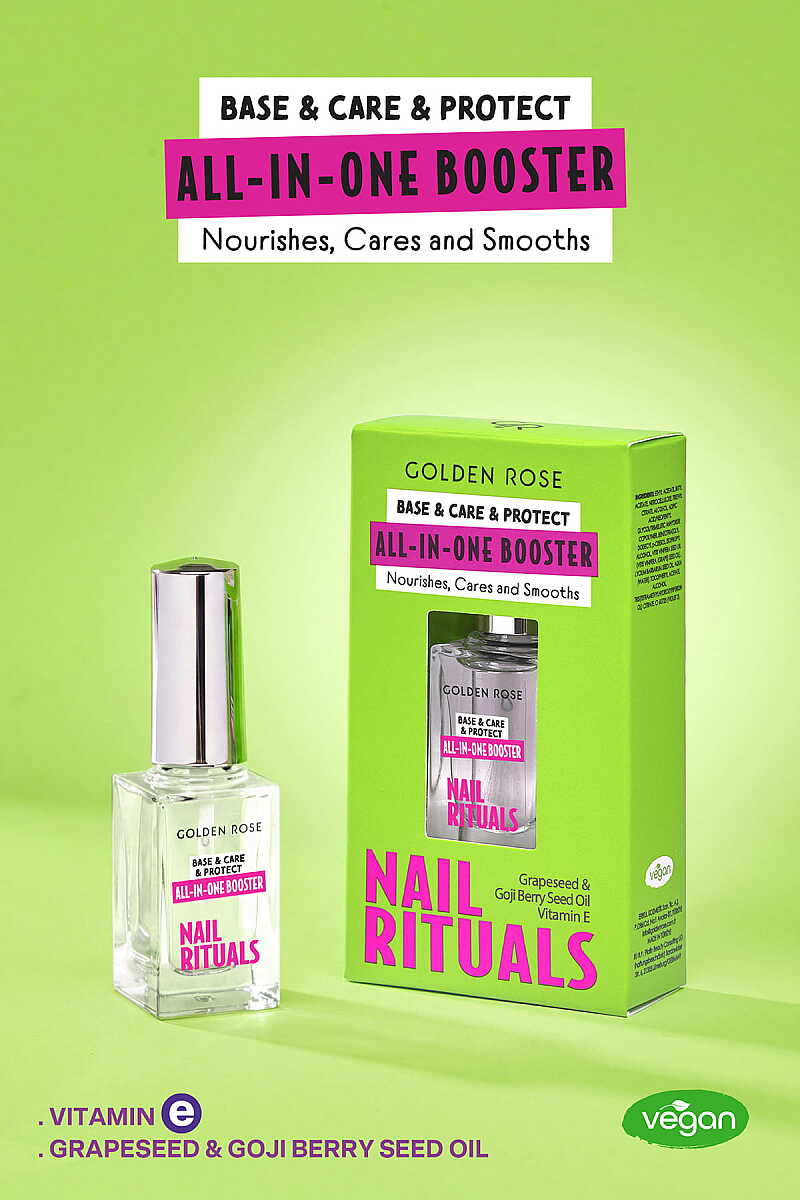 Vernis nourrissant tout-en-un Golden Rose Nail Rituals 11 ml