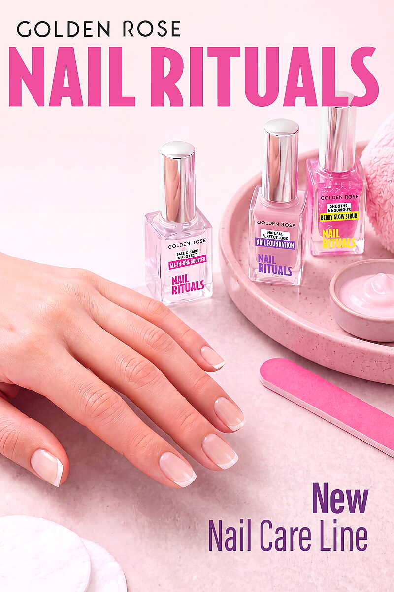 Vernis nourrissant tout-en-un Golden Rose Nail Rituals 11 ml
