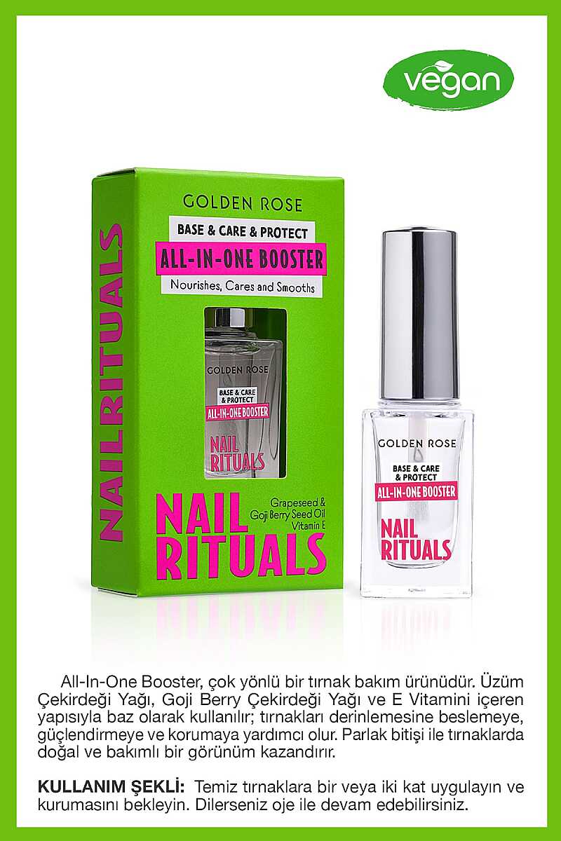 Vernis nourrissant tout-en-un Golden Rose Nail Rituals 11 ml