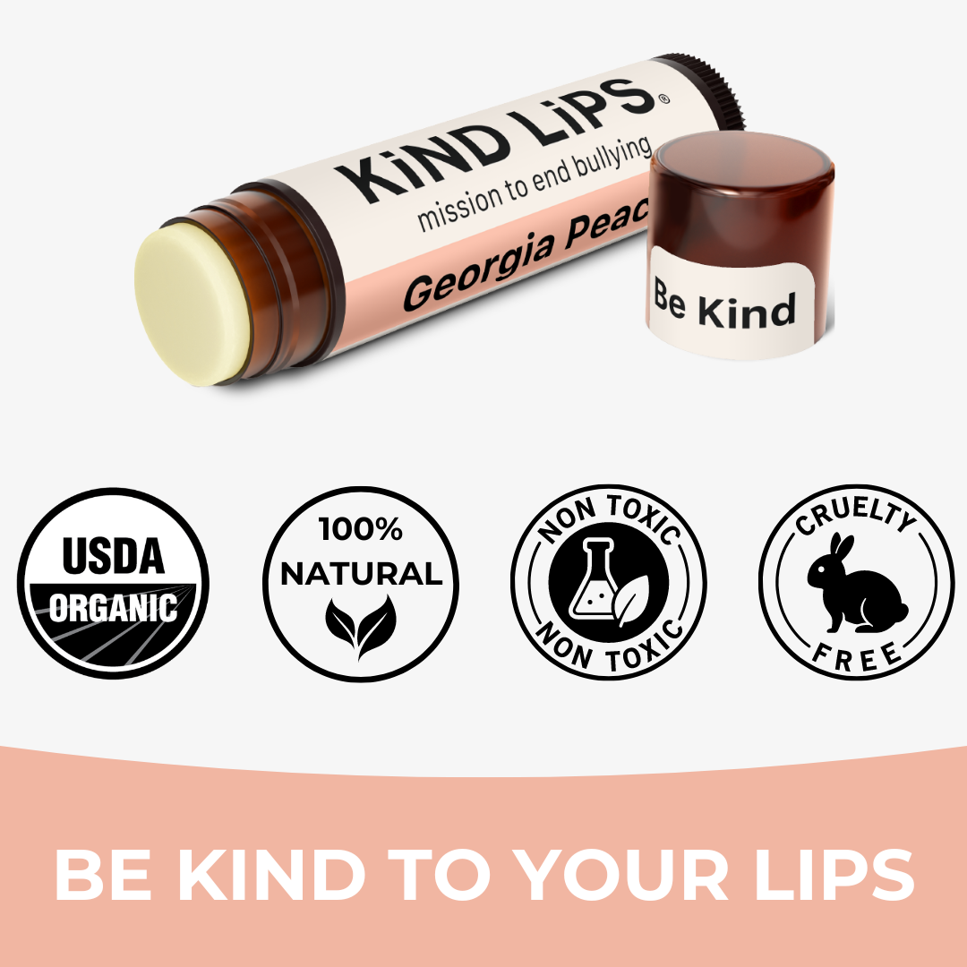 Kind Lips Georgia Peach Organic Lip Balm Lip Balm Kind Lips