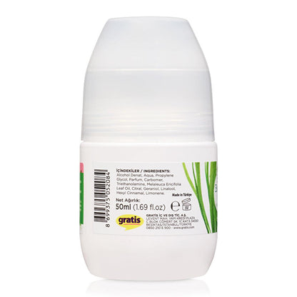 Desodorante roll-on natural para mujer Bee Beauty - Sin aluminio, sin parabenos, 1.69 fl oz