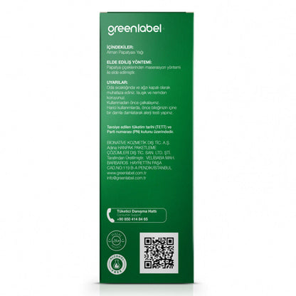 Aceite de manzanilla alemana Greenlabel para el cuidado calmante de la piel 20 ml