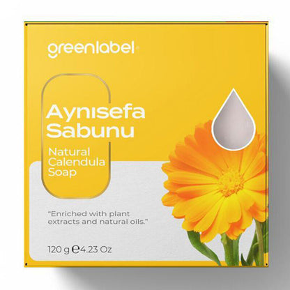 Jabón hidratante de caléndula Greenlabel para piel seca 120g