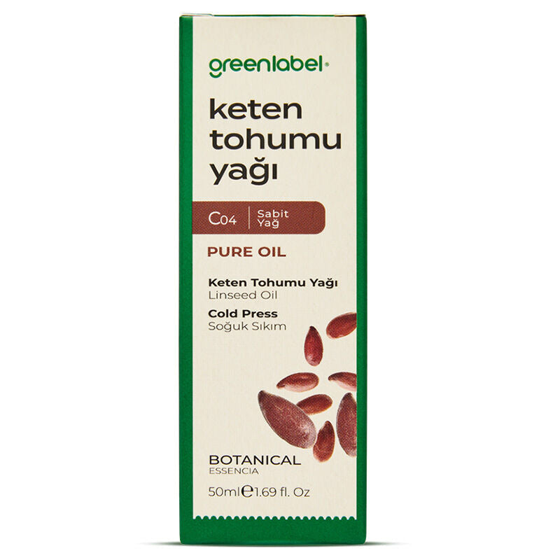Greenlabel Flaxseed Oil Cold Pressed Omega-3 Formula 50 ml